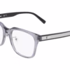 Lacoste L4022LB 035 - Transparent Grey eyeglasses angle view
