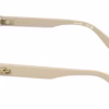 Lacoste L4025 264 - Transparent Light Beige eyeglasses side view