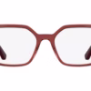 Lacoste L4025 601 - Transparent Light Burgundy eyeglasses front view