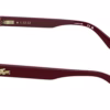 Lacoste L4025 601 - Transparent Light Burgundy eyeglasses side view