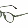 Lacoste L4027 275 - Transparent Khaki eyeglasses angle view