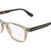 Lacoste L4029 264 - Transparent Beige eyeglasses angle view