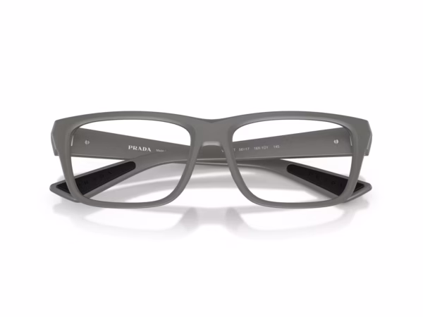 Prada Linea Rossa PS 02TV 16X1O1 - Metal Grey eyeglasses front view