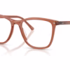 Ray-Ban RX5455 8511 - Transparent Brown eyeglasses angle view
