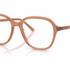 Ray-Ban RX5456 8537 - Transparent Brown eyeglasses angle view