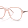 Ray-Ban RX5456 8540 - Transparent Pink eyeglasses angle view