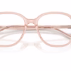 Ray-Ban RX5456 8540 - Transparent Pink eyeglasses angle view