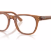 Ray-Ban RX5461D 8201 - Transparent Brown eyeglasses angle view