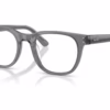 Ray-Ban RX5461D 8268 - Transparent Grey eyeglasses angle view