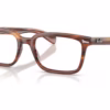 Ray-Ban RX5534 2144 - Striped Havana eyeglasses angle view