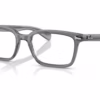 Ray-Ban RX5534 8268 - Transparent Grey eyeglasses angle view