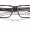 Versace VE3391U 5389 - Dark Grey Transparent eyeglasses angle view