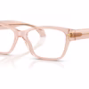 Versace VE3392 5339 - Transparent Pink eyeglasses angle view