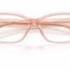 Versace VE3392 5339 - Transparent Pink eyeglasses angle view