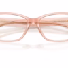 Versace VE3392F 5339 - Transparent Pink eyeglasses angle view