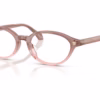 Versace VE3393D 5435 - Brown/Pink eyeglasses angle view