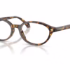 Versace VE3393D 5514 - Havana eyeglasses angle view