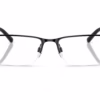 Burberry BE1282 1001 - Black eyeglasses front view