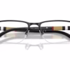 Burberry BE1282 1001 - Black eyeglasses angle view