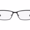Burberry BE1292TD 1007 - Matte Black eyeglasses angle view