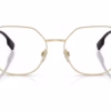 Burberry BE1350 1109 - Light Gold eyeglasses front view
