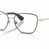 Burberry BE1390 1326 - Light Gold / Black eyeglasses angle view