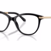 Burberry BE2280 3001 - Black eyeglasses angle view