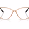 Burberry BE2280 3358 - Transparent Peach eyeglasses front view