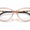 Burberry BE2280 3358 - Transparent Peach eyeglasses angle view