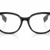 Burberry BE2291 3977 - Black/Print Tb/Crystal eyeglasses front view