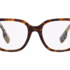 Burberry BE2347 3943 - Dark Havana eyeglasses angle view