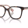 Burberry BE2347 4075 - Dark Havana eyeglasses angle view