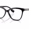 Burberry BE2364 3001 - Black eyeglasses angle view