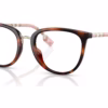 Burberry BE2366U 4019 - Light Havana eyeglasses angle view