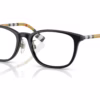Burberry BE2371D 3853 - Black eyeglasses angle view