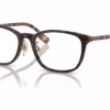 Burberry BE2371D 4102 - Top Dark Havana/Check Brown eyeglasses angle view