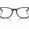 Burberry BE2371D 4102 - Top Dark Havana/Check Brown eyeglasses front view