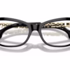 Burberry BE2392 3001 - Black eyeglasses angle view