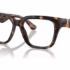 Burberry BE2403F 3002 - Dark Havana eyeglasses angle view