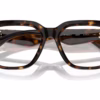 Burberry BE2403F 3002 - Dark Havana eyeglasses angle view