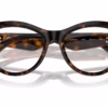 Burberry BE2404F 3002 - Dark Havana eyeglasses angle view