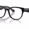 Burberry BE2410F 4121 - Top Black On Vintage Check eyeglasses angle view