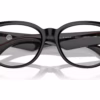 Burberry BE2410F 4121 - Top Black On Vintage Check eyeglasses angle view