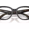 Burberry BE2415F 4121 - Top Black On Vintage Check eyeglasses angle view