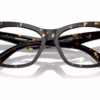 Burberry BE2416F 4106 - Dark Havana eyeglasses angle view