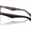 Burberry BE2416F 4121 - Top Black On Vintage Check eyeglasses side view