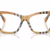 Burberry BE2416F 4146 - Check Sand eyeglasses front view
