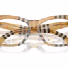 Burberry BE2416F 4146 - Check Sand eyeglasses angle view