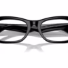 Burberry BE2422F 3001 - Black eyeglasses angle view