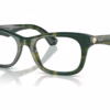 Burberry BE2422F 4125 - Check Green eyeglasses angle view